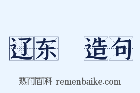 辽东隺造句是什么意思的图片